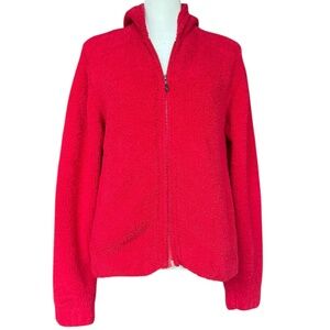 Columbia Full Zip Red Hoodie Jacket Sz‎ M